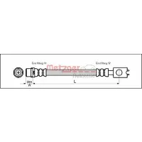 METZGER AUTOTEILE 4116222 Remslang