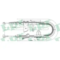LPR C0022B Handremkabel