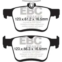 EBC Brakes DP42153R Remblokken