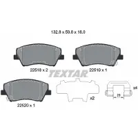 Textar 2251801 Remblokken