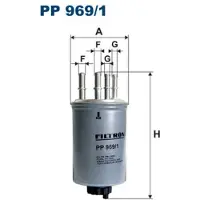 FILTRON Brandstoffilter PP969/1