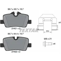 Textar 2142101 Remblokken