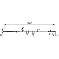 Bosch 1 987 482 567 Handremkabel