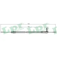 LPR C0434B Handremkabel