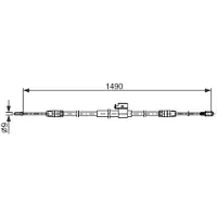 Bosch Kabel, parkeerrem 1 987 482 832