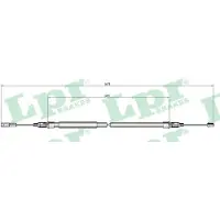 LPR C0059B Handremkabel