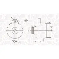 MAGNETI MARELLI 063732026010 Dynamo / Alternator