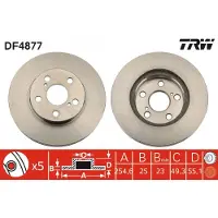 TRW DF4877 Remschijf