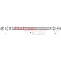 METZGER AUTOTEILE 4110877 Remslang