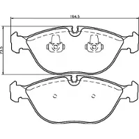 Hella 8DB 355 008-261 Remblokken