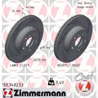 ZIMMERMANN 150.3482.53 Remschijf
