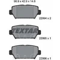 Textar Remblokkenset, schijfrem 2299401