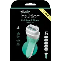 Wilkinson Intuition 2in1 Soap and Shave Scheersysteem + Navulmesjes XL 5 stuks