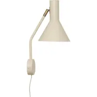 Frandsen Wandlamp Lyss, crème / amber, Woon-/ Eetkamer, metaal, Design, wandlamp