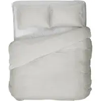 Kayori Dekbedovertrek Saya Offwhite Satijn-260 x 200 / 220 cm | Extra Breed