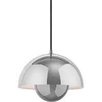 &tradition Hanglampe &Tradition, Flowerpot VP1, dimbare, Metallic, Woonkamer, Metaal, Designer