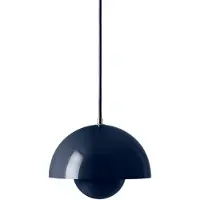 &tradition Flowerpot Vp1 Hanglamp - Hanglampen Staal Steel Blue - 133082A568