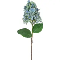 Easyplants | Kunst Hortensia 93 cm blauw | Zijde | Nepbloemen | blauw | Onderhoudsvrij | Kant-en-klaar