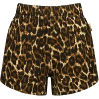 Vingino relaxed casual short met panterprint bruin Korte broek Meisjes Katoen - maat 176
