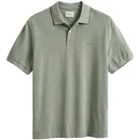 Gant Two-toned Polo Shirt Dry Herb Green Maat: M | Poloshirts Outlet | Heren | Groen