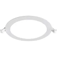 BES LED LED Downlight Inbouwspot Dimbaar - Brinton Thin - 12W 1120lm 120° Bundelhoek - Helder/Koud Wit 6500K - IP40 - Rond - Wit - Ø170mm Buitenmaat - Ø150mm Zaagmaat