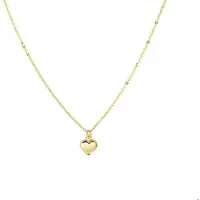 The Jewelry Collection Geelgouden Collier hart 1 4020740