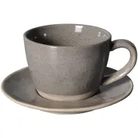 Bricard Albi Koffieset - 12-delig - Keramiek - 160ml - Donkergrijs