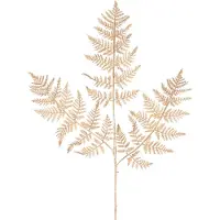 Easyplants | Kunsttak Varen 78 cm goud | Zijde | Nepbloemen | goud | Onderhoudsvrij | Kant-en-klaar