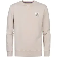 Petrol Industries - Heren Sweater met ronde hals Velocidad - Beige - Maat M