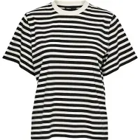 ONLY Shirt 'Livina' zwart / wit