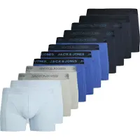 Jack & Jones Boxershorts 'JACCooper' blauw / marine / lichtblauw / grijs gemêleerd