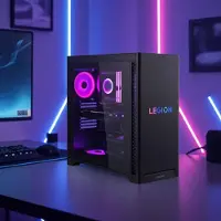 Lenovo Legion Tower 5i Gen 10 IntelDesktop Intel Core Ultra 7 265KF-processor E-cores tot 4,60 GHz en P-cores tot 5,40 GHz, Windows 11 Home 64, 1 TB SSD TLC - 90YACTO1WWBE2, Eclipse Black
