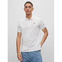 HUGO BOSS Shirt 'Donos' zwart / wit