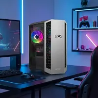 Lenovo LOQ Tower Gen 10 26? AMD AMD Ryzen 7 8745HX-processor 3,60 GHz tot 5,10 GHz, Windows 11 Home 64, 512 GB SSD QLC - 91DFCTO1WWBE1, Maangrijs