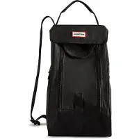 Hunter Barra Short Boot Bag 's Zwarte Schoenentas