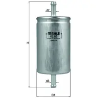 MAHLE ORIGINAL KL 60 Brandstoffilter