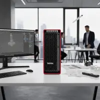 Lenovo ThinkStation P8 AMD Ryzen Threadripper PRO 7955WX-processor 4,50 GHz tot 5,30 GHz, Windows 11 Pro 64, 1 TB SSD, M.2 2280, PCIe Gen4, Performance, TLC, Opal - 30HHCTO1WWBE2