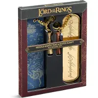 Ginza.se Boekmarkerset "The Lord of the Rings" (2 stuks) met afbeeldingen van Midden-aarde en Elfenrunen