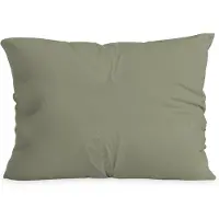 Zelesta Comfort Duo Kussensloop - Olijfgroen - 60x70cm - Set van 2 kussenslopen
