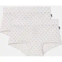 Woody Meisjes boxer bolletjes print blau - maat 092/2J