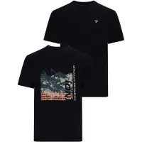 TYGO & vito NextGen T-shirt met backprint zwart Jongens Katoen Ronde hals - maat 122-128