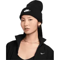 Nike Unisex Volwassen Futura Peak Beanie (Zwart/Wit)
