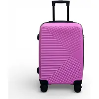 Infinity Leather Roze harde schelpcabine 48 x 37 x 20 cm Veilige bagagekoffer