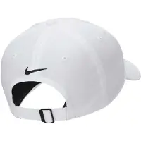 Nike Lege Gestructureerde Honkbalpet (Wit/Zwart)