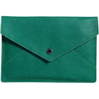 Dolce&Gabbana Envelop Tas Leer Groen