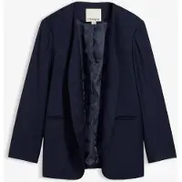 Bonprix Kraagloze blazer in een zachte wolmix 46