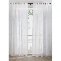 Bonprix Transparant gordijn met bloemenprint (1 stuk) maat H/B: 245/140 cm