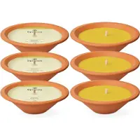 Spaas Citronella Buitenkaars Royal Flame - Terracotta Tuinkaars Ø23cm - circa 13u - 6 kaarsen