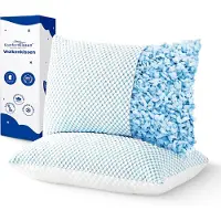 MKS Wolkenkissen Memory Foam Kussen - Ergonomisch - Verstelbaar - Hoogwaardig - Ademend - Ondersteunt hoofd en nek