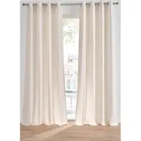 Bonprix Gordijn in linnenlook met gerecycled polyester (1 stuk) maat H/B: 145/140 cm
